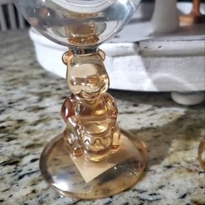 Vintage Winnie the pooh glass set